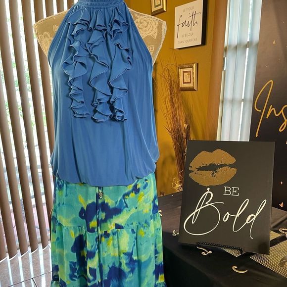 👗🔥👗BEAUTIFUL ENSEMBLE! Yeasss I puts it together WELL!😍 Fabulous colors 4 U! - Picture 1 of 4